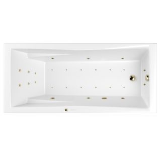 Гидромассажная ванна WHITECROSS Palace 0104.180080.100.ULTRA.BR 180x80 см Ultra бронза